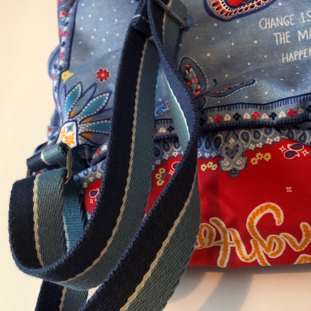 Brighton denim-look bandana butterfly mini backpack - Picture 7 of 9